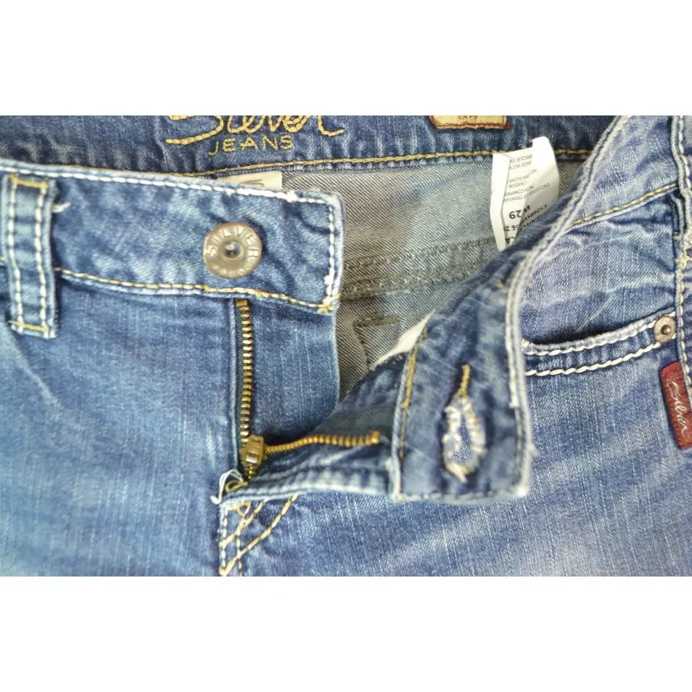 Silver Jeans Frances Women's 29 Medium Wash Low Rise Carpri